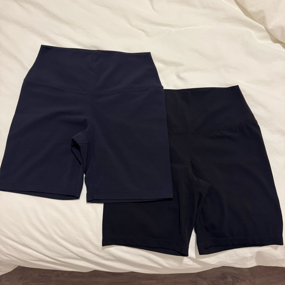 Splits59 Navy and Black Bike Shorts